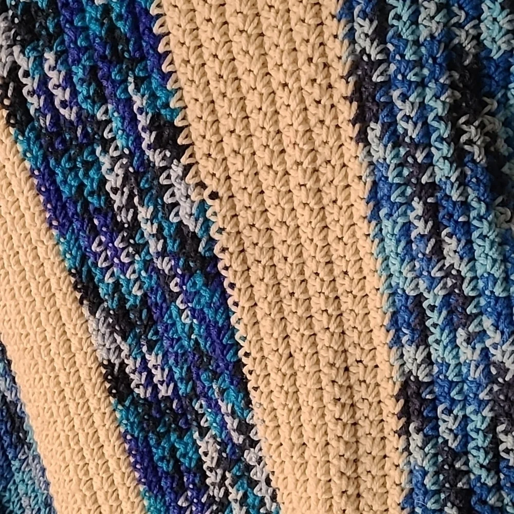 Hand Crafted Crochet Quilt New